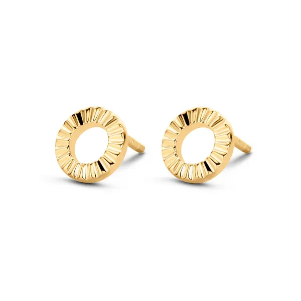 Peak Ohrringe - vergoldetes Sterlingsilber